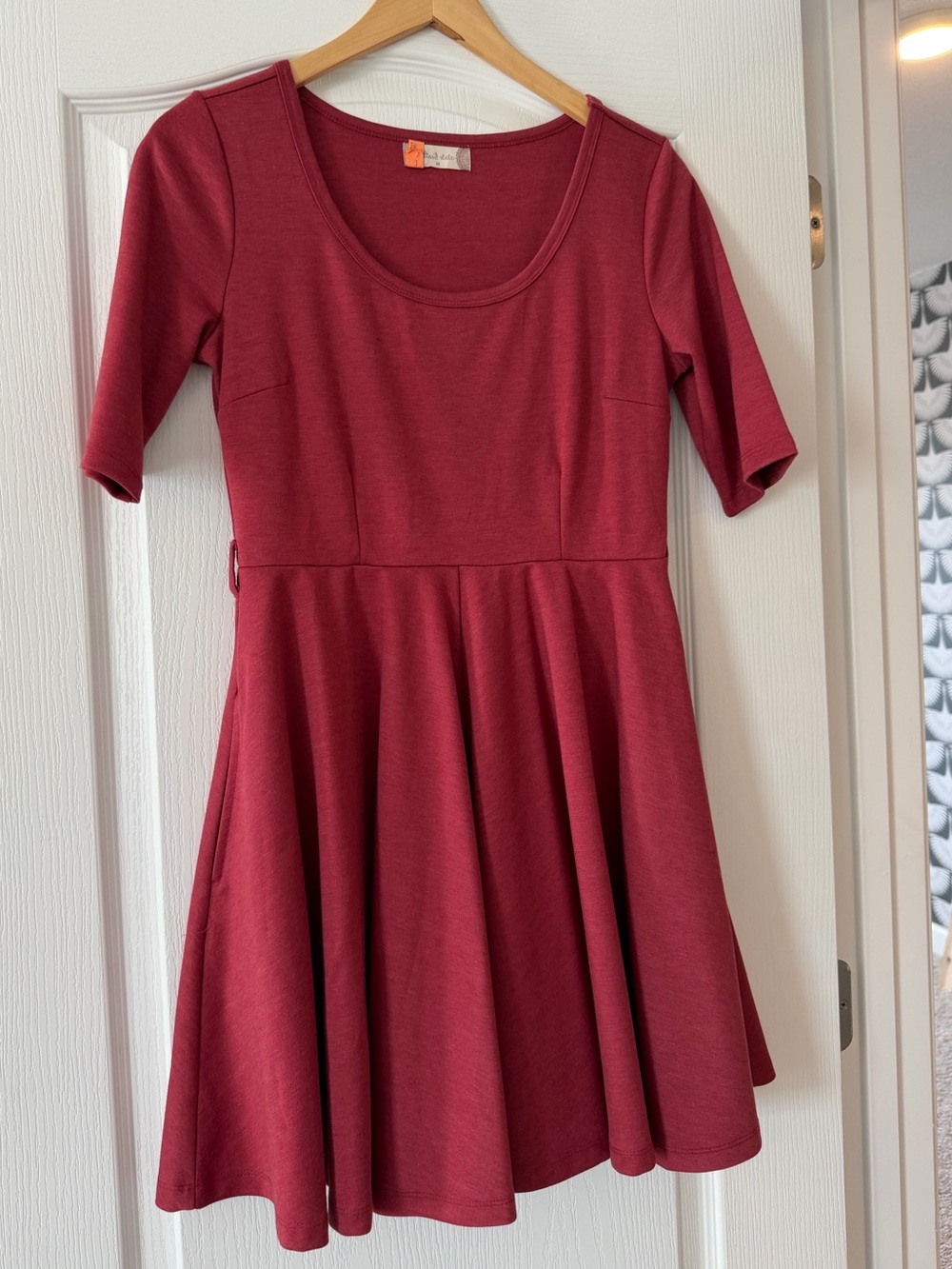Altar’d State Red Mini Flare Dress M